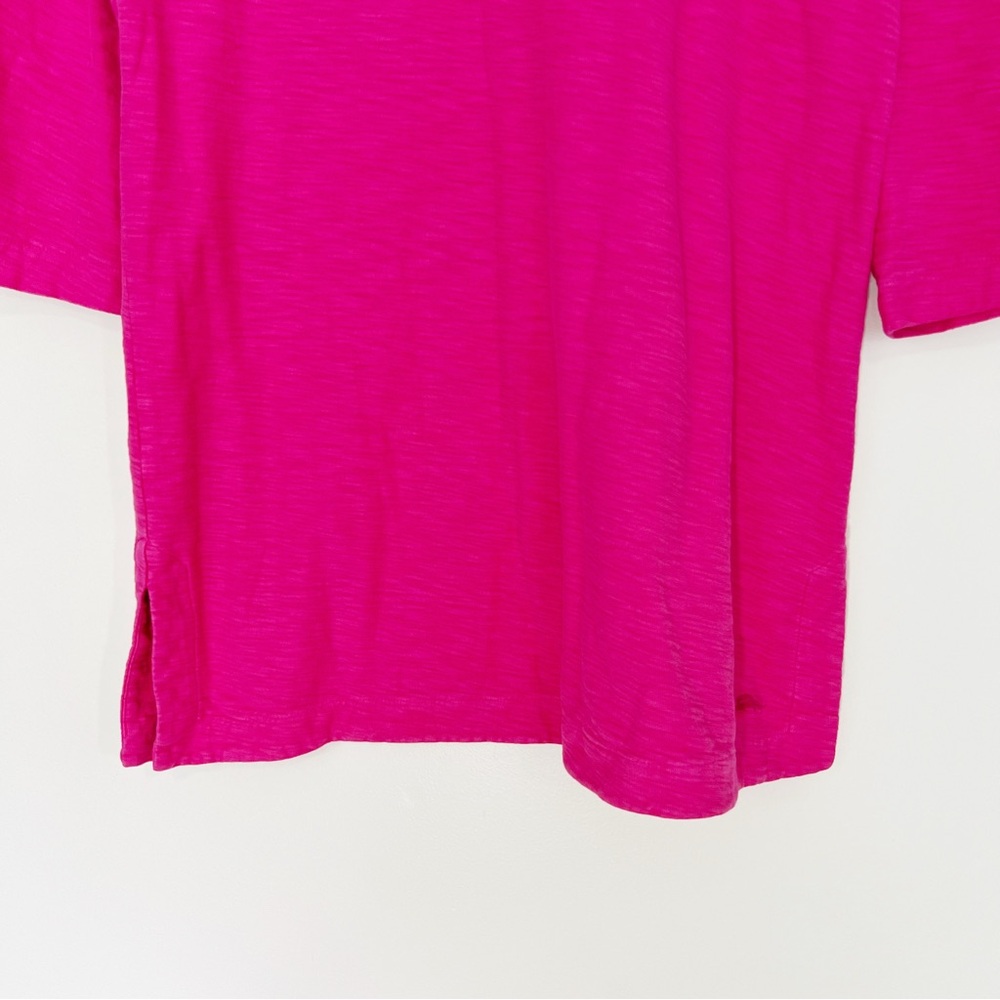 Tommy Bahama 3/4 Sleeve Solid Tunic Pink Knoll Jersey Cotton Size Medium View 3